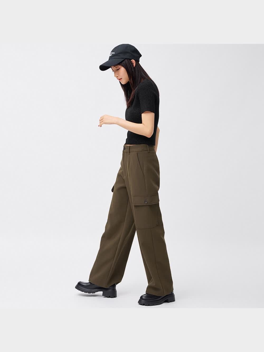 GU公式 | カーゴワイドパンツ(丈標準70.0～74.0cm)