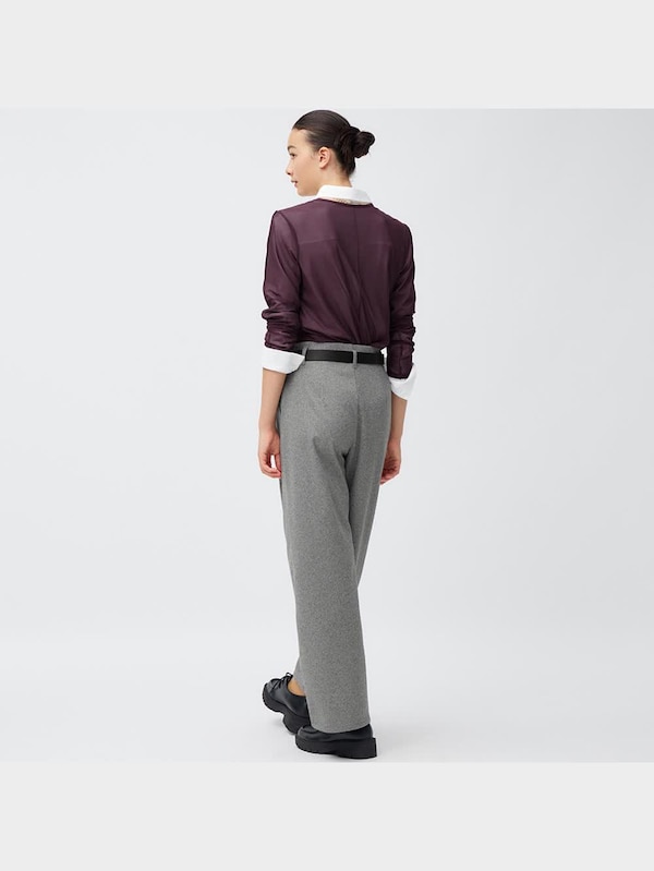 ブラッシュドジャージーワイドパンツ(丈標準70.0～74.0cm)