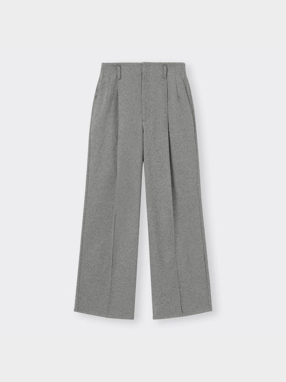 GU公式 | ブラッシュドジャージーワイドパンツ(丈標準70.0～74.0cm)