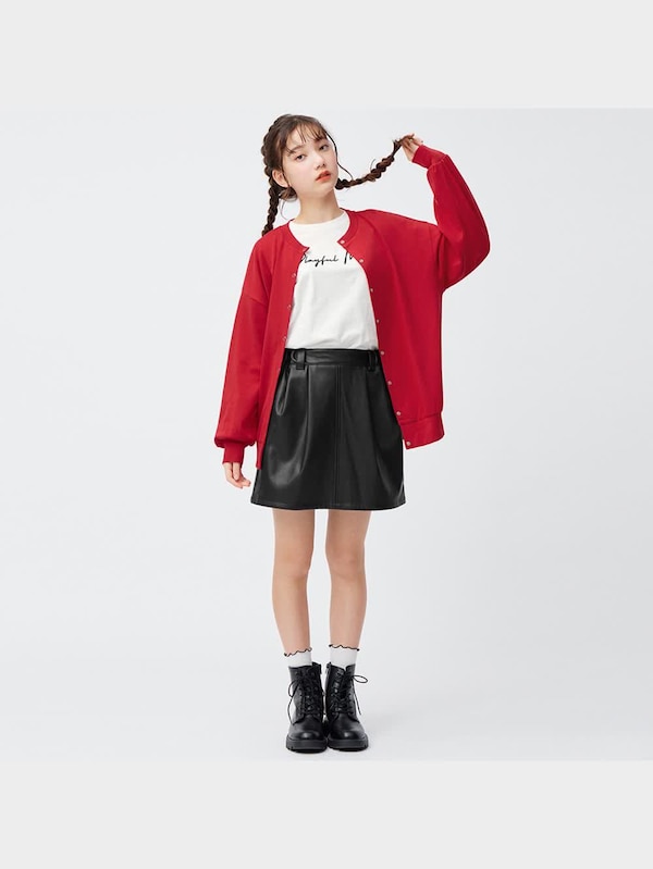 GIRLSカットソーオーバーサイズカーディガン(長袖)