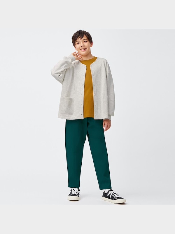 KIDS(男女兼用)スウェットカーディガン(長袖)