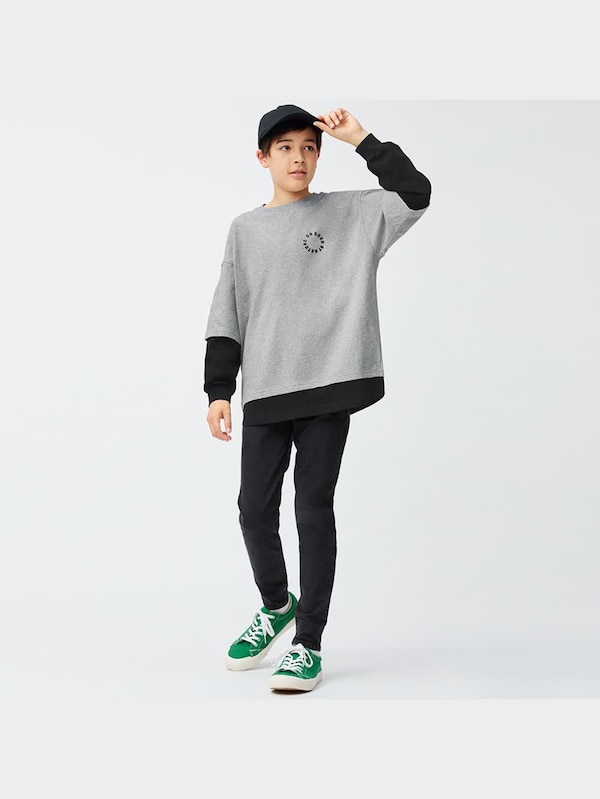 BOYSグラフィックレイヤードT(長袖)