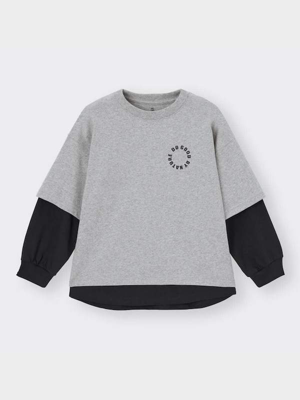 BOYSグラフィックレイヤードT(長袖)