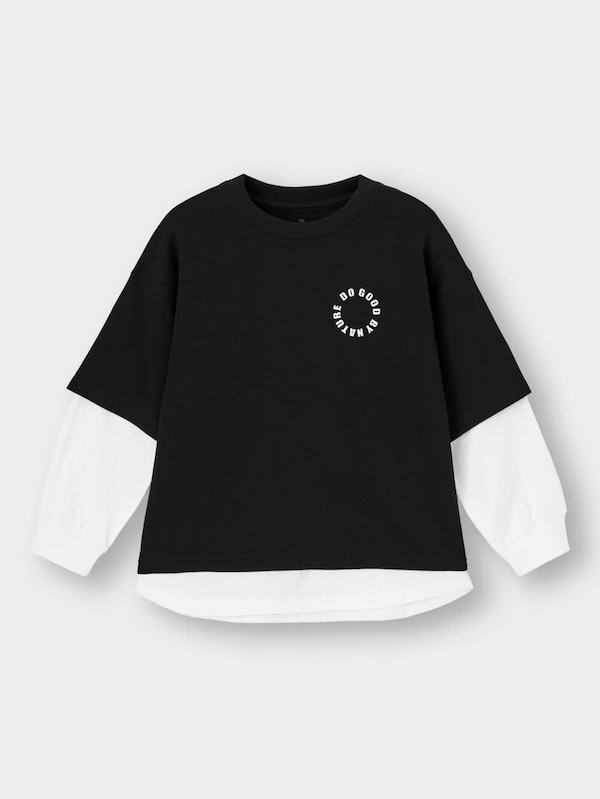 BOYSグラフィックレイヤードT(長袖)