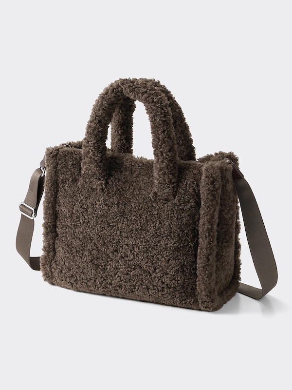 ボアトートショルダーバッグ+E