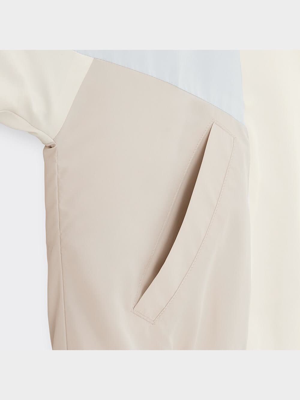 GU公式 | GIRLSオーバーサイズカラーブロックブルゾンJR