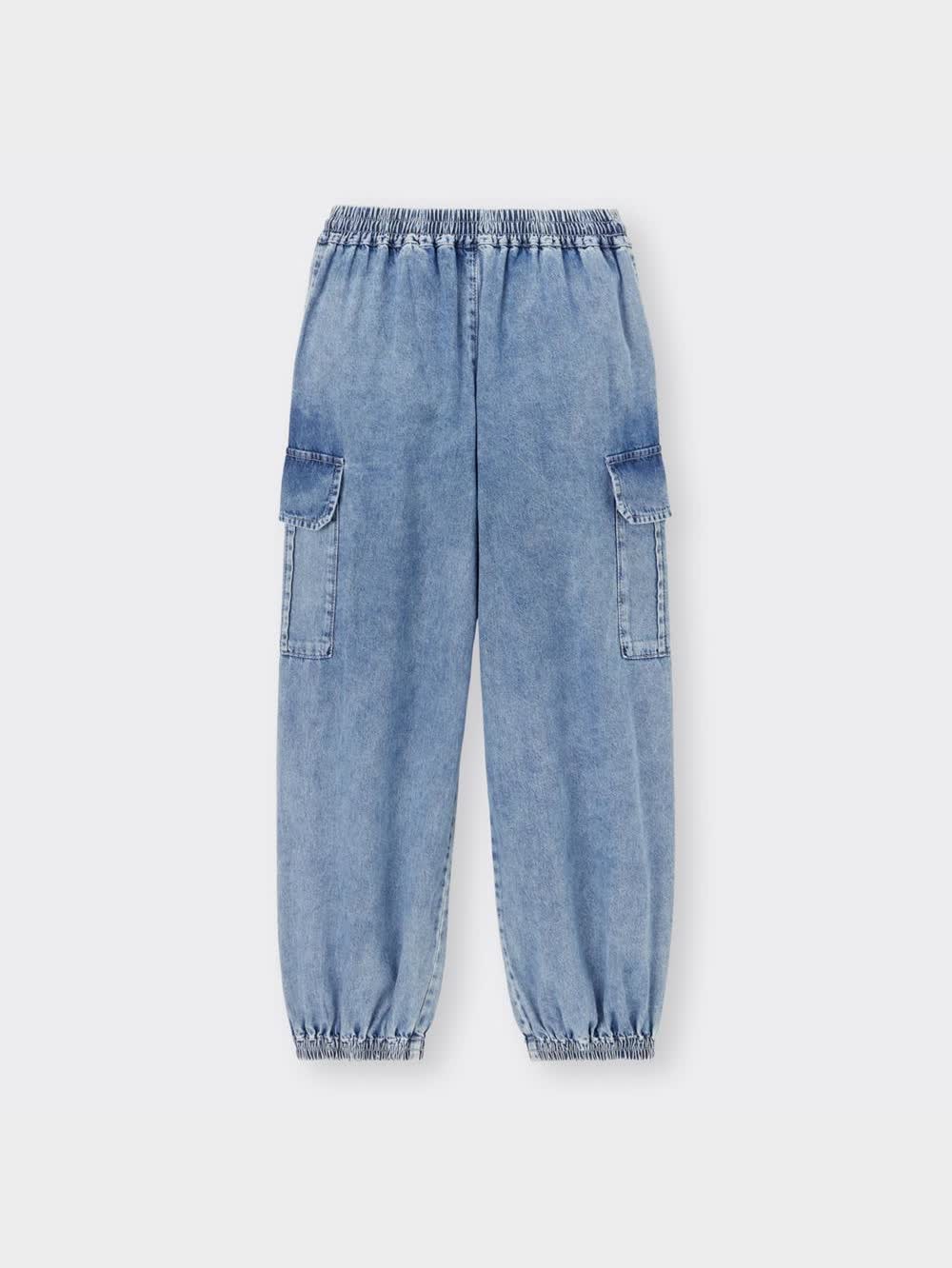 GU公式 | GIRLSカーゴジョガーパンツJR