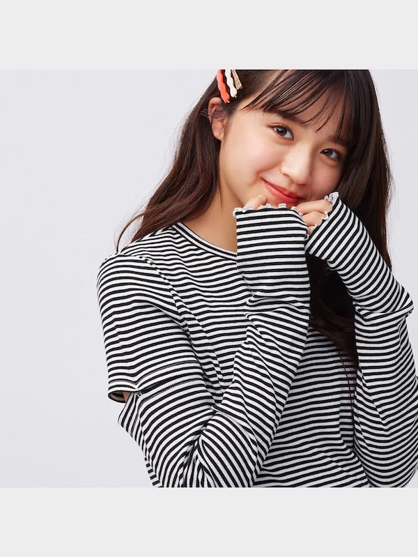 GIRLSアームカバーセットTシャツ(長袖)JR