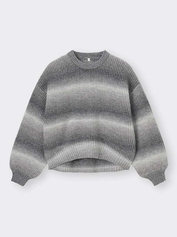 GIRLSグラデーションビッグセーター(長袖)JR