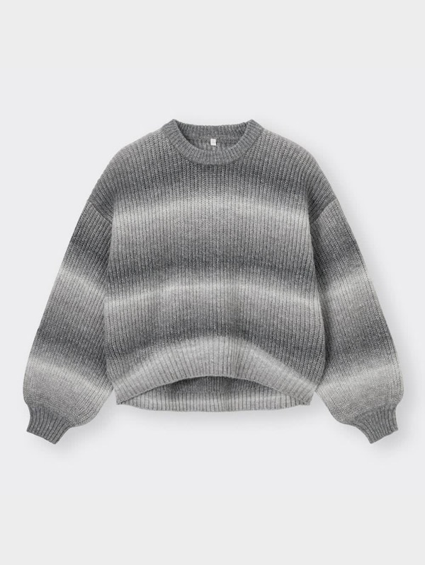 GIRLSグラデーションビッグセーター(長袖)JR