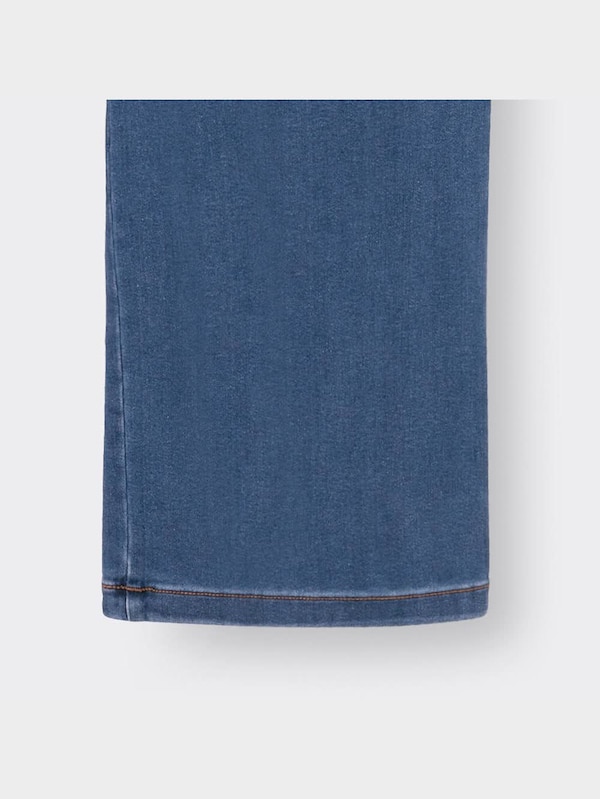 GIRLS裏起毛タックワイドデニムパンツJR