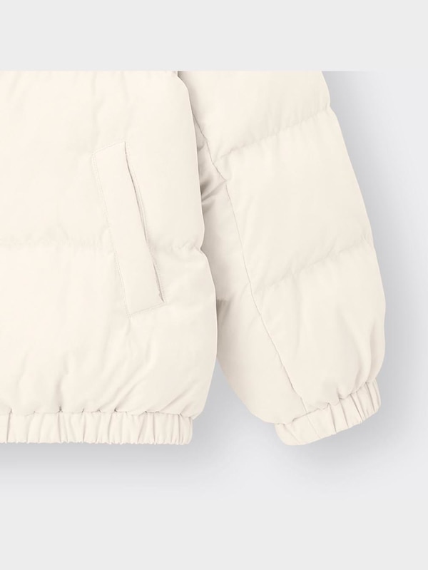 GIRLSヒートパデッドフェイクファーフードブルゾンJR