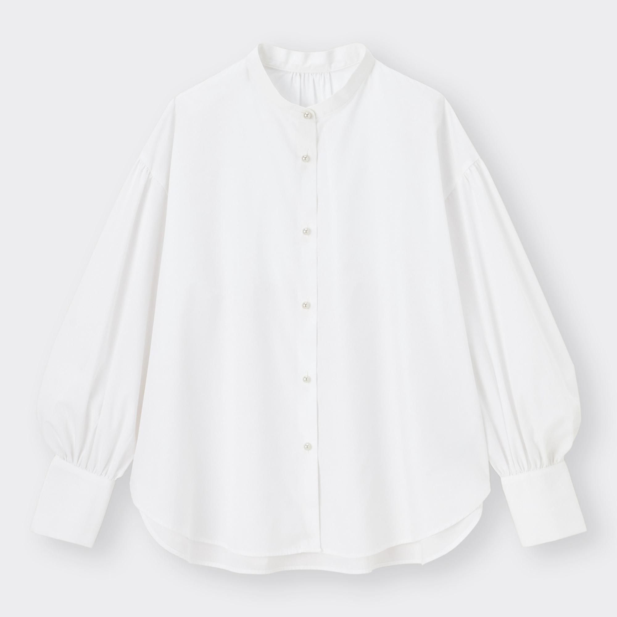 レディースシャツ ブラウス GU サイズS ホワイト - シャツ