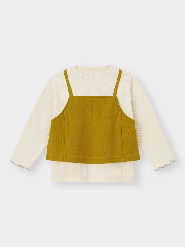 BABY(TODDLER)GIRLSキャミソールドッキングT(長袖)+E