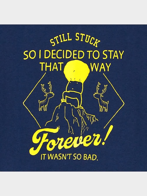 KIDS(男女兼用)ソフトスウェットラウンジセット長袖&ロングパンツ ヨシタケシンスケ/もう ぬげない 3