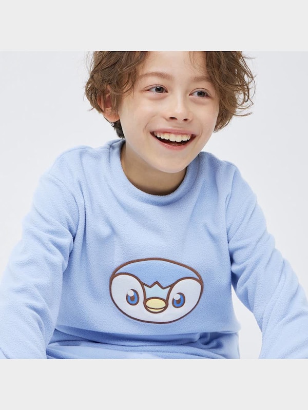 KIDS(男女兼用)フリースラウンジセット(長袖&ロングパンツ) ポケピース 2