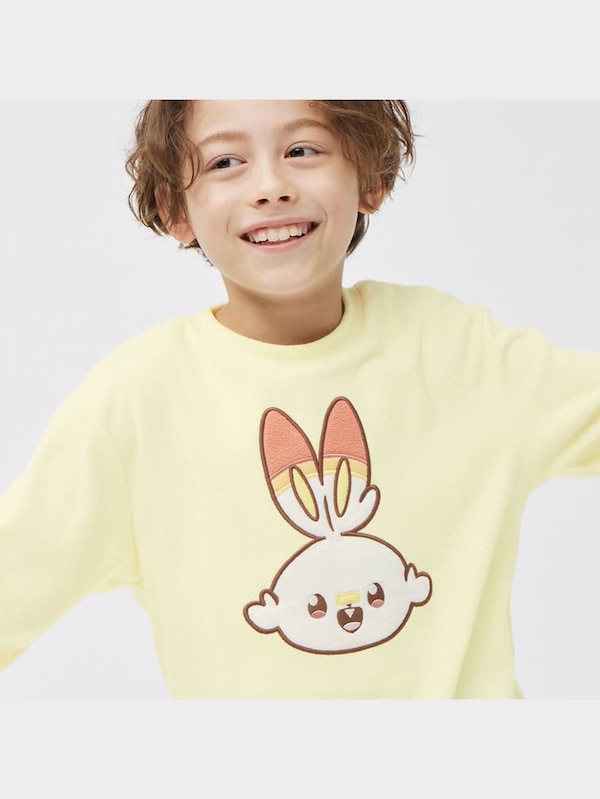 KIDS(男女兼用)フリースラウンジセット(長袖&ロングパンツ) ポケピース 3