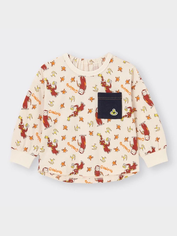 BABY(TODDLER)カンタンT(長袖) Curious George 1