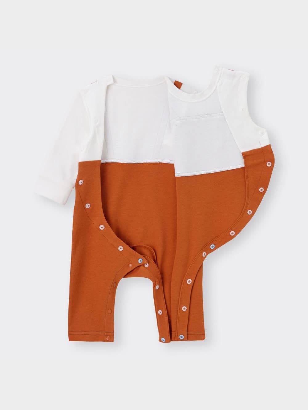 GU公式 | BABY(NEWBORN)セパオール(長袖)(サロペット)+X