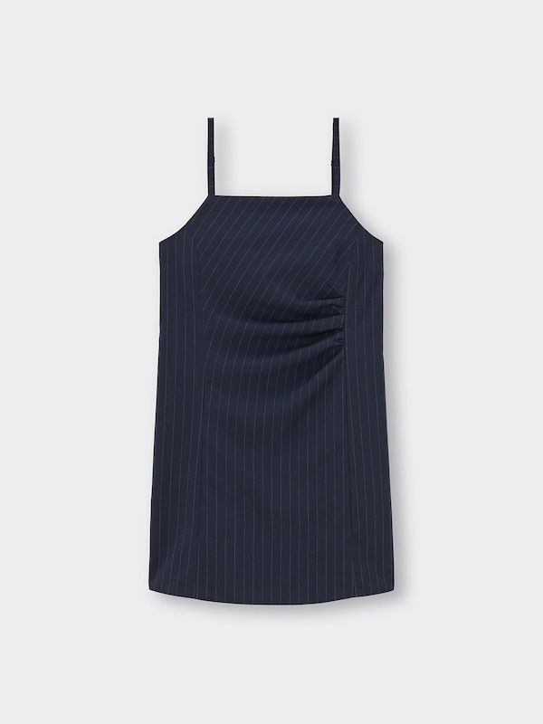 ストライプキャミソールミニワンピース+E