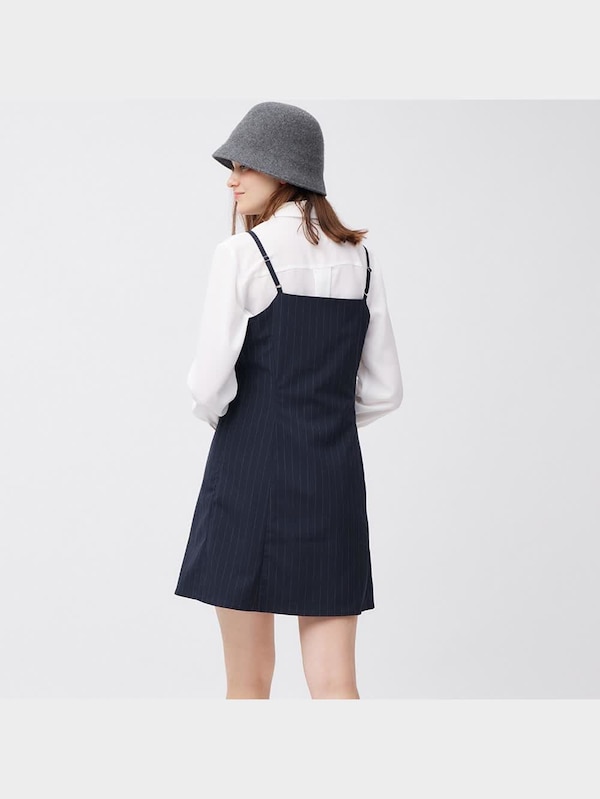 ストライプキャミソールミニワンピース+E