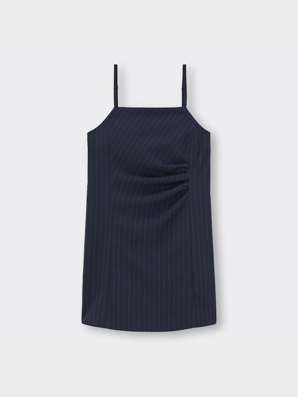 ストライプキャミソールミニワンピース+E