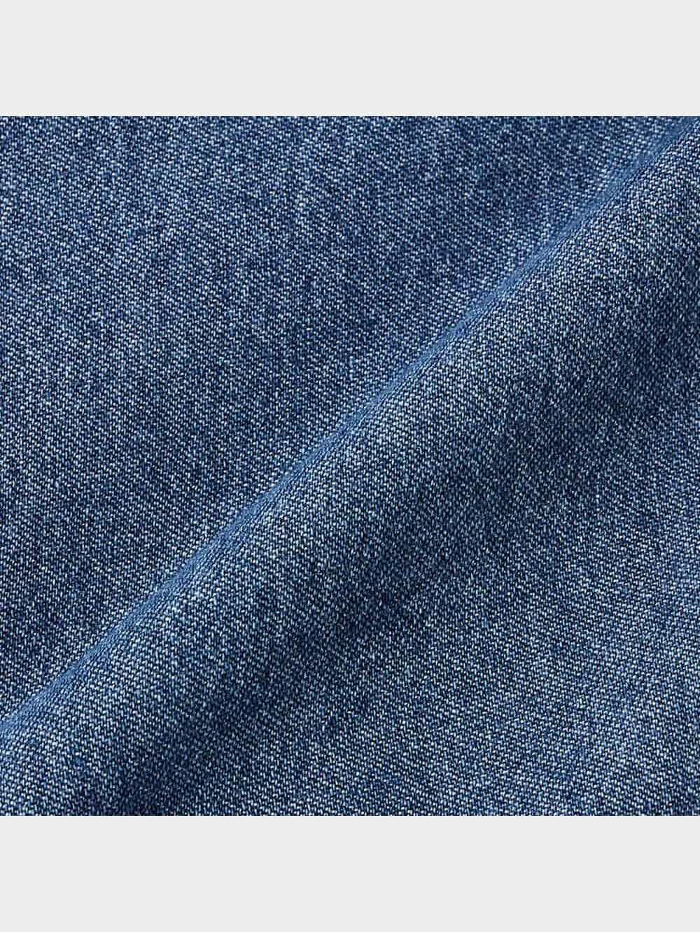 GU公式 | デニムミニシャツワンピース(長袖)+E