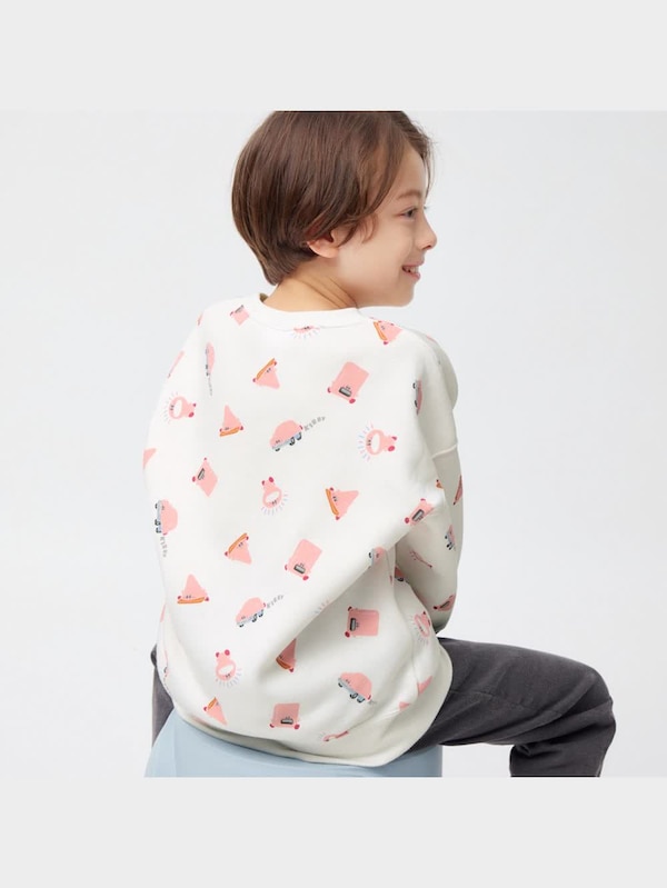 KIDS(男女兼用)裏起毛スウェットプルオーバー(長袖) Kirby 1