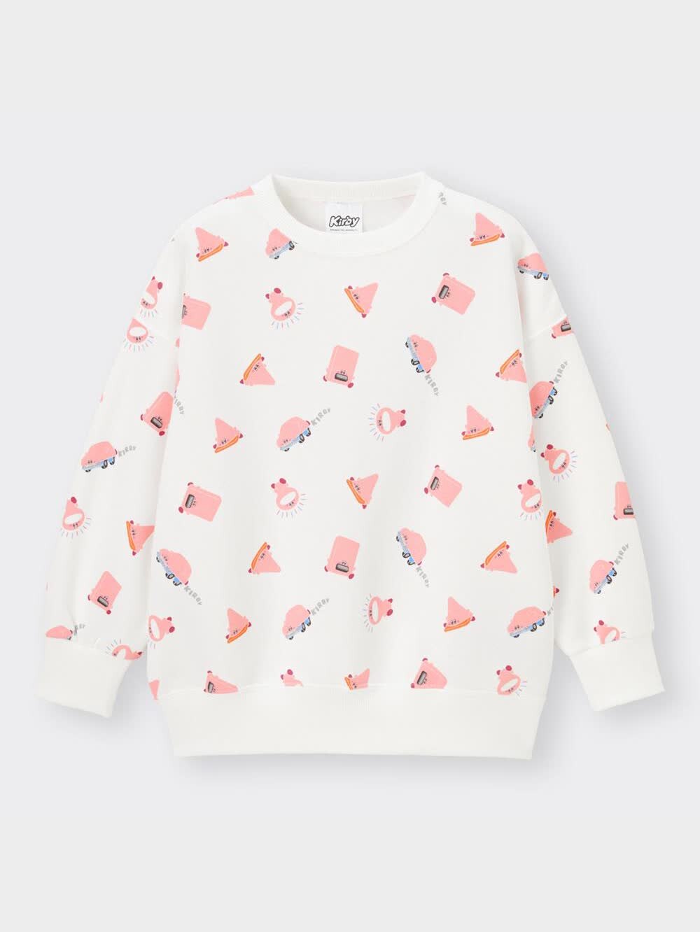 GU公式 | KIDS(男女兼用)裏起毛スウェットプルオーバー(長袖) Kirby 1