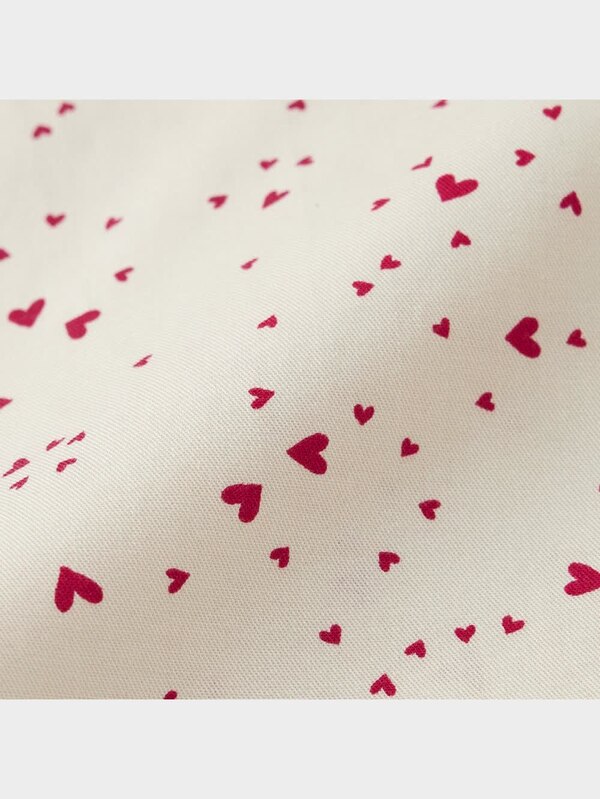 コットンブレンドパジャマ(長袖&ロングパンツ)(ハート)+E