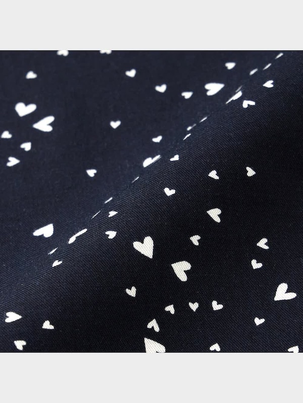 コットンブレンドパジャマ(長袖&ロングパンツ)(ハート)+E