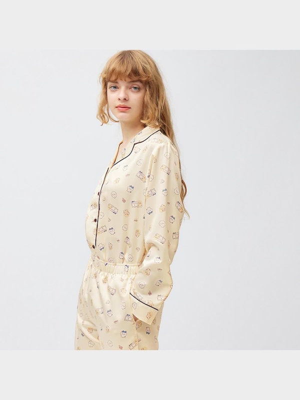 サテンパジャマ(長袖&ロングパンツ) Chiikawa