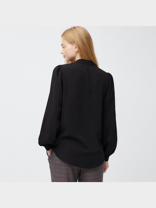 ドレープボリュームスリーブブラウス(長袖)Z+E