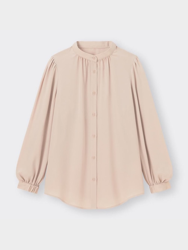 ドレープボリュームスリーブブラウス(長袖)Z+E