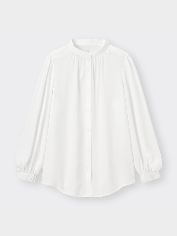 ドレープボリュームスリーブブラウス(長袖)Z+E