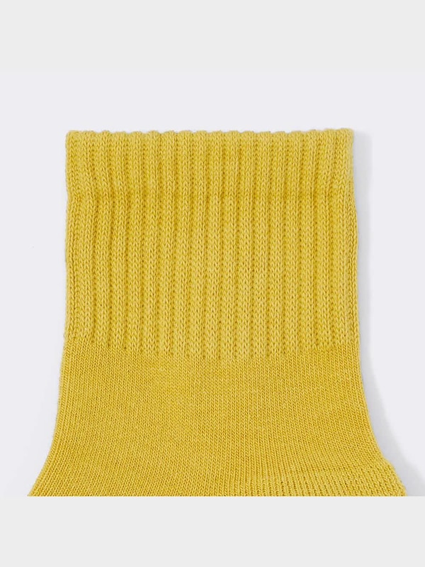 リブパイルアンクルソックス