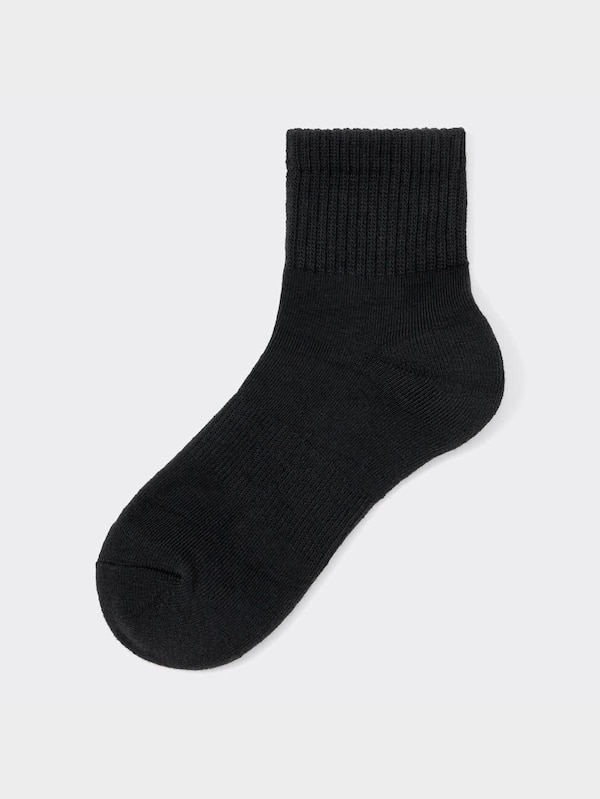 リブパイルアンクルソックス