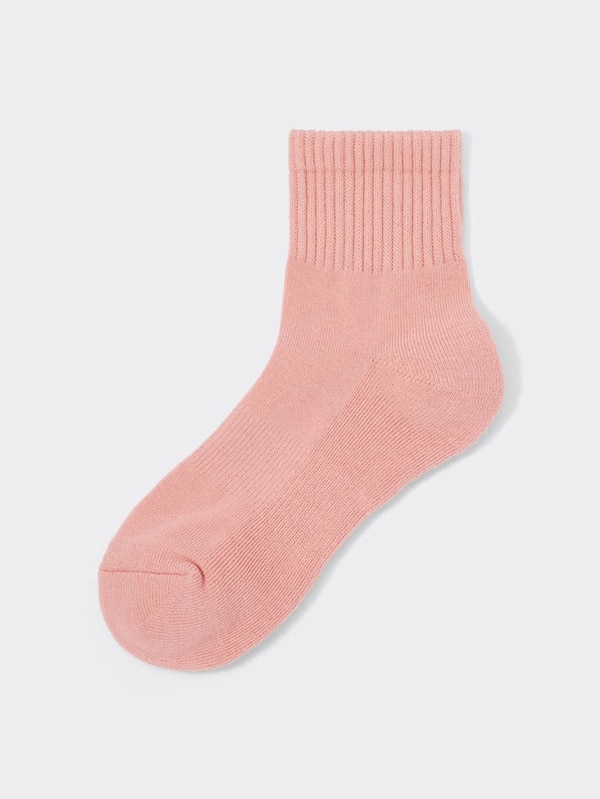 リブパイルアンクルソックス