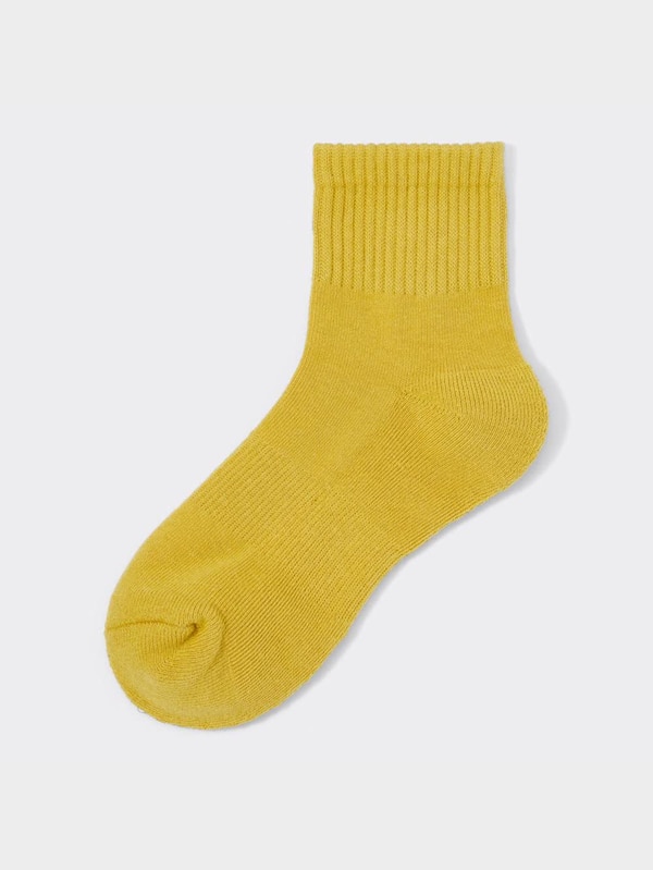 リブパイルアンクルソックス