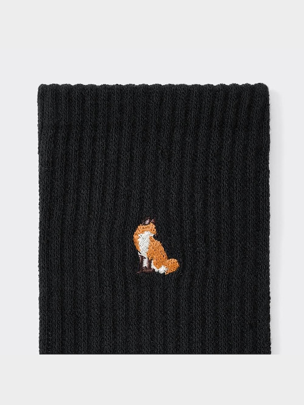 スタイルヒートパイルソックス(刺繍)