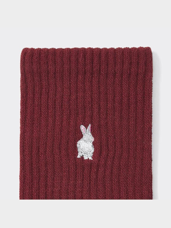 スタイルヒートパイルソックス(刺繍)