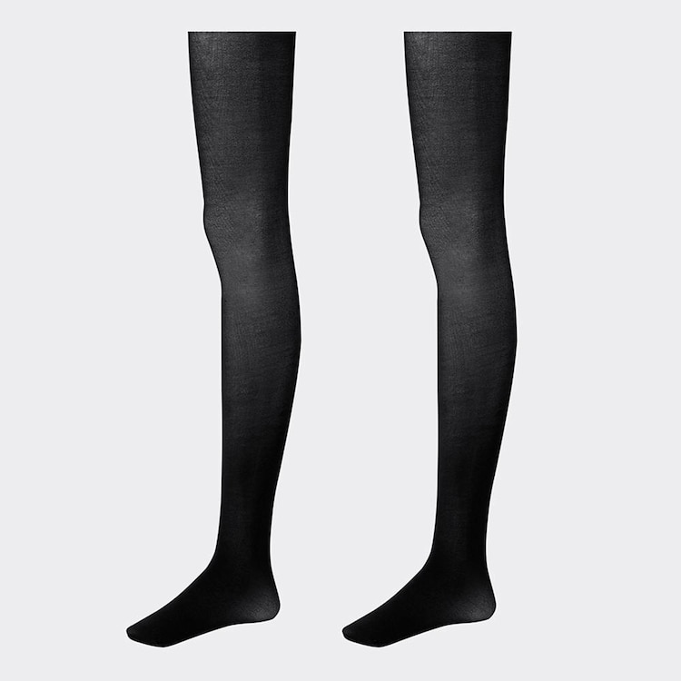 Curves 60 Denier Plush Opaque Tights by Pretty Polly