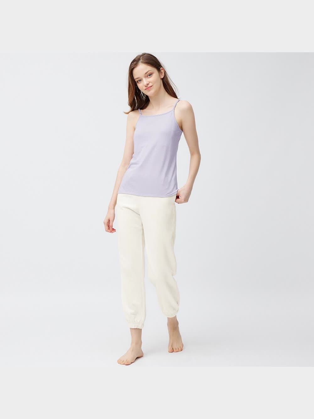 クーザ10個 GU公式 | ミルクブレンド3ピースラウンジセット7分袖&ショートパンツ