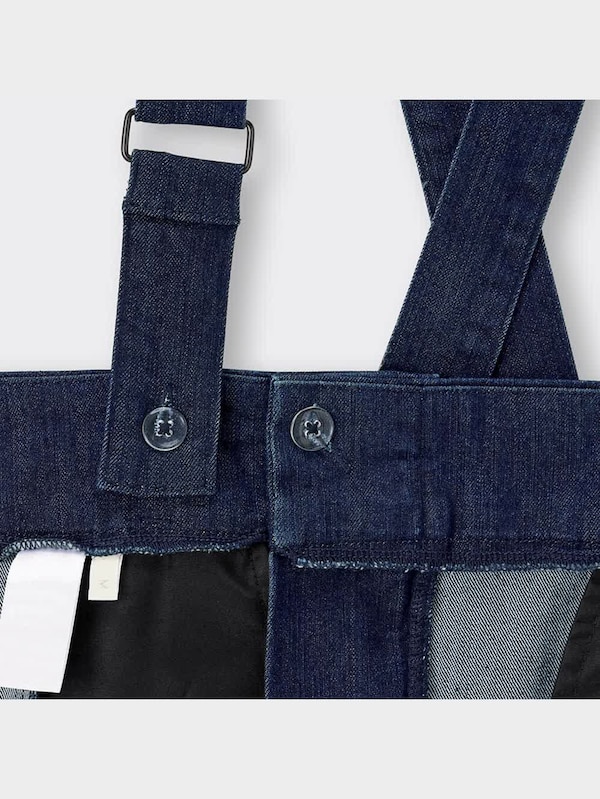 サスペンダー付きストレートパンツ+E