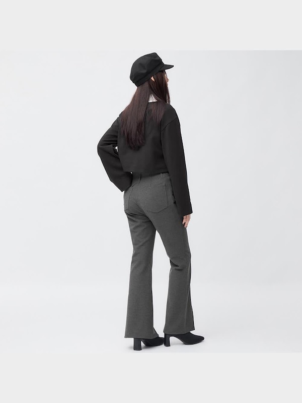 フロントスリットフレアパンツ+E