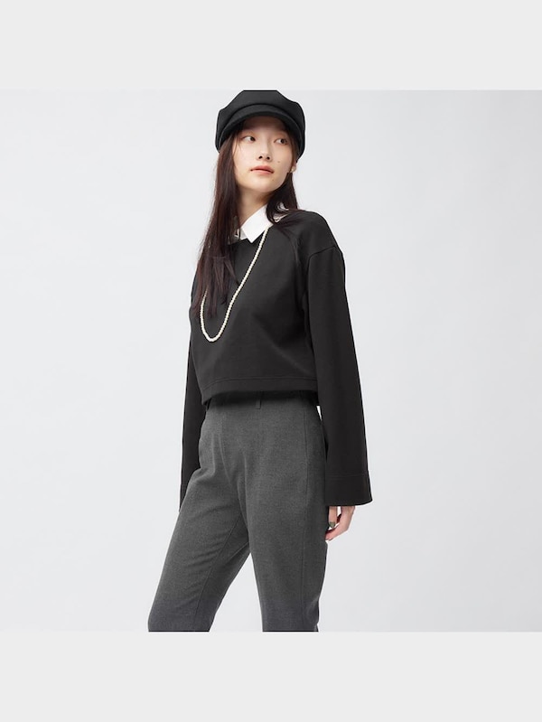 フロントスリットフレアパンツ+E