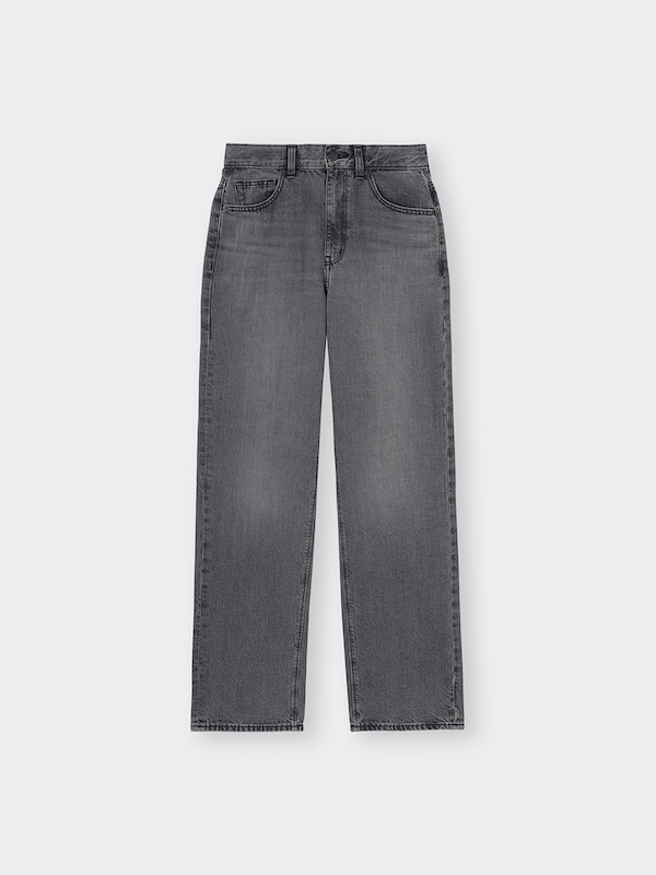 ハイライズストレートジーンズ+EC(丈長め80.0cm)