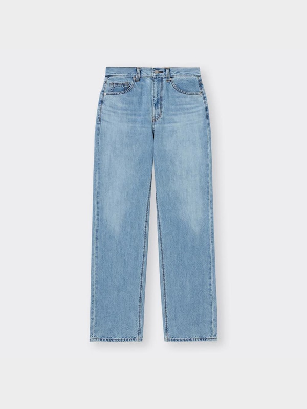 ハイライズストレートジーンズ+EC(丈長め80.0cm)