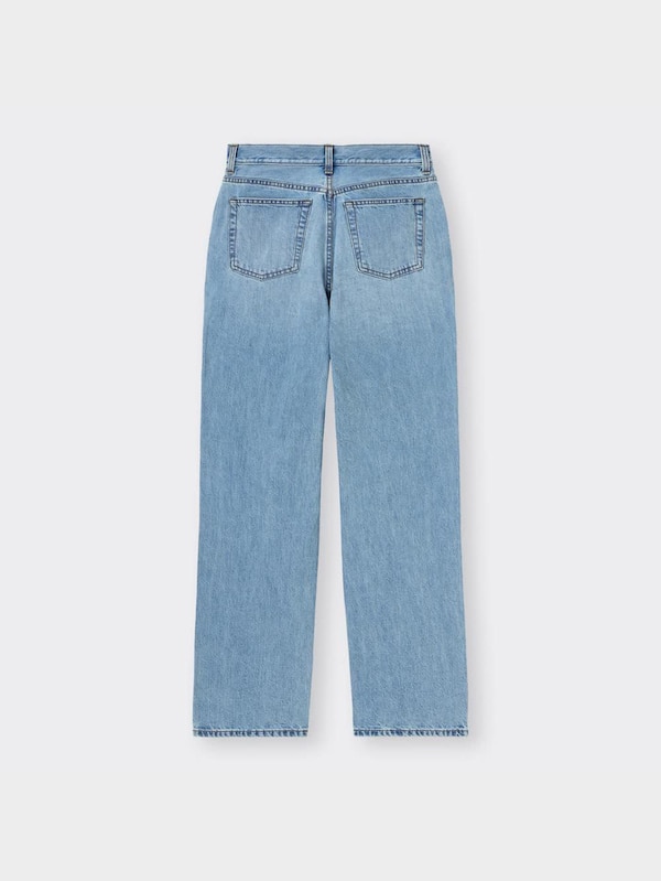 ハイライズストレートジーンズ+EC(丈長め80.0cm)