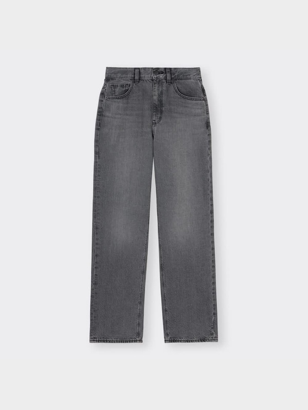 ハイライズ��ストレートジーンズ+EC(丈長め80.0cm)